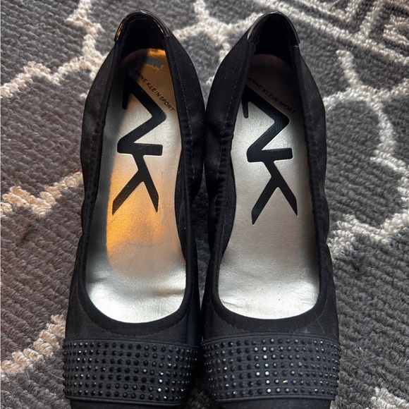 Anne Klein Sport Shoes - Anne Klein Sport Black Heels with Studded Detail